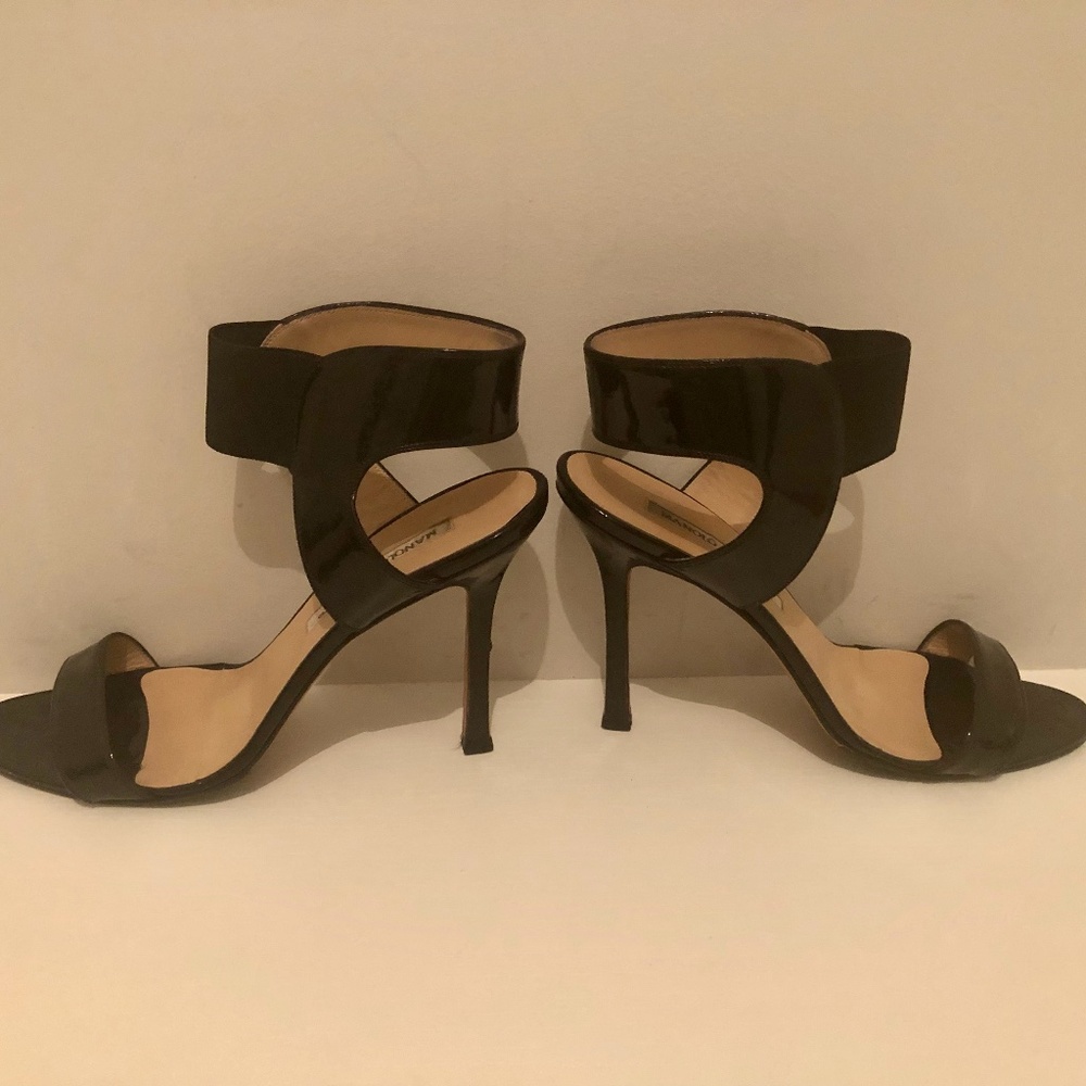 Manolo Blahnik Patent Sandals